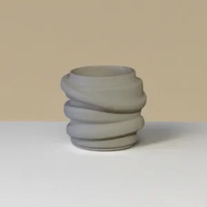 pot à plie jesmonite de l'art de la bougie