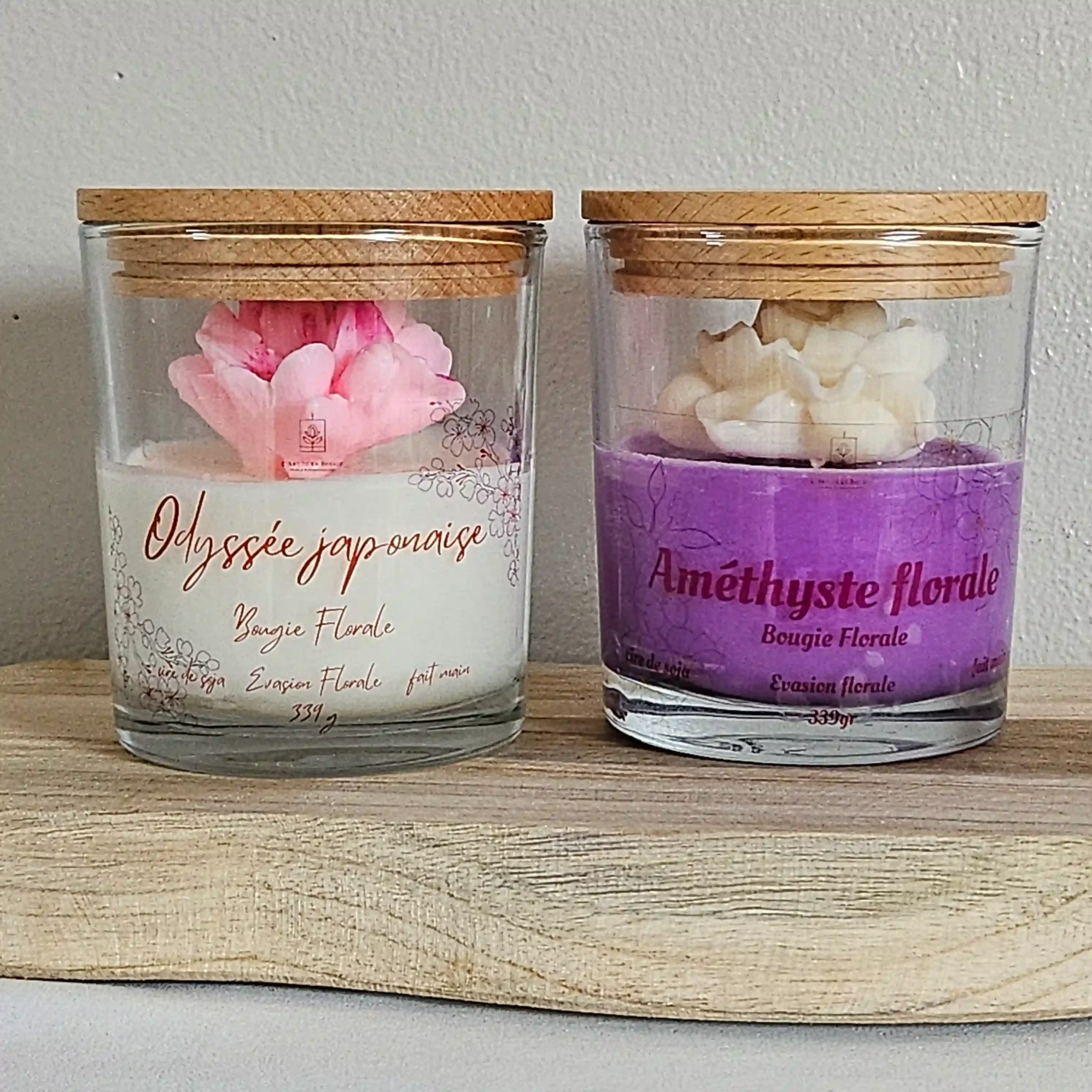 Duo Florale l'art de la bougie