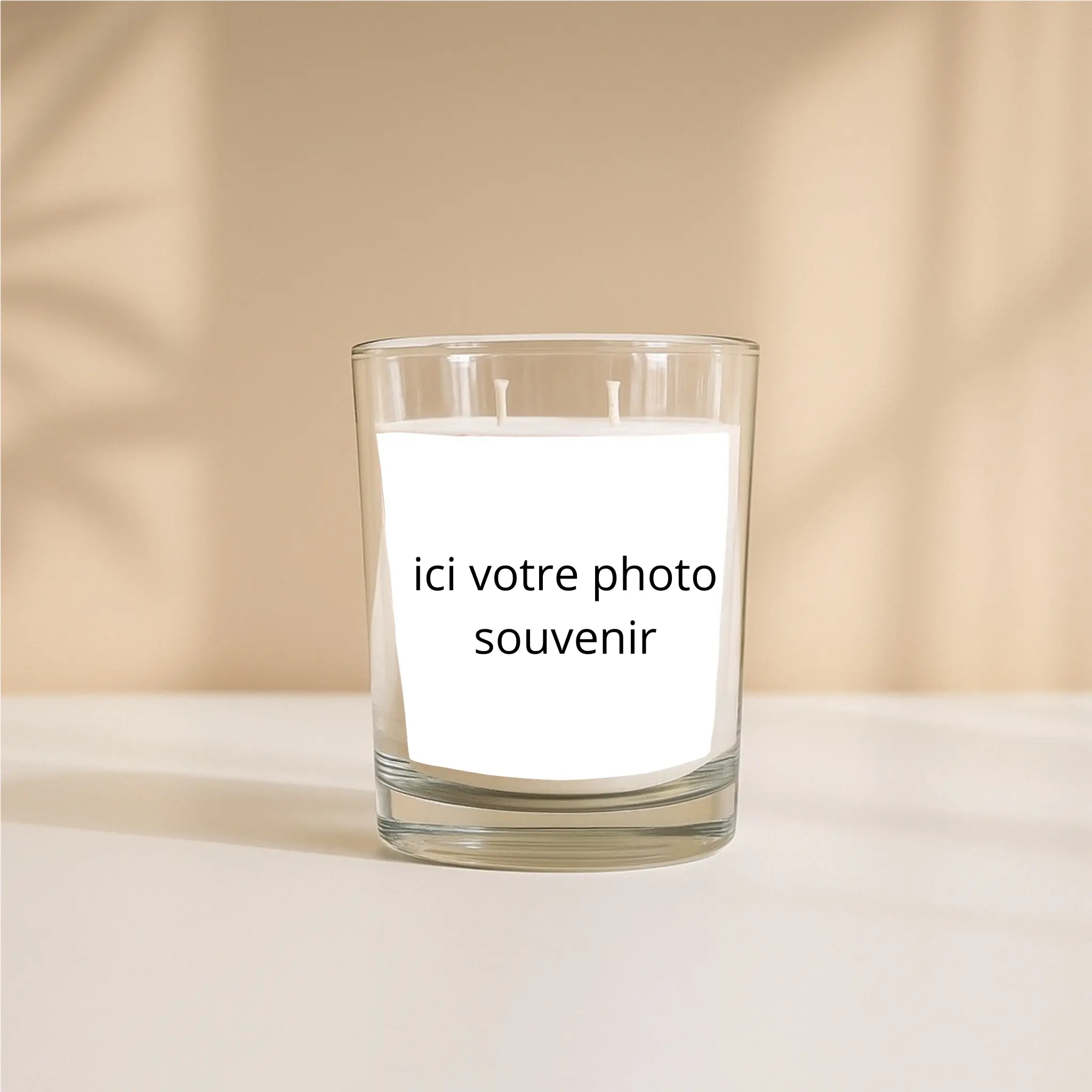 bougie souvenir personnalisé